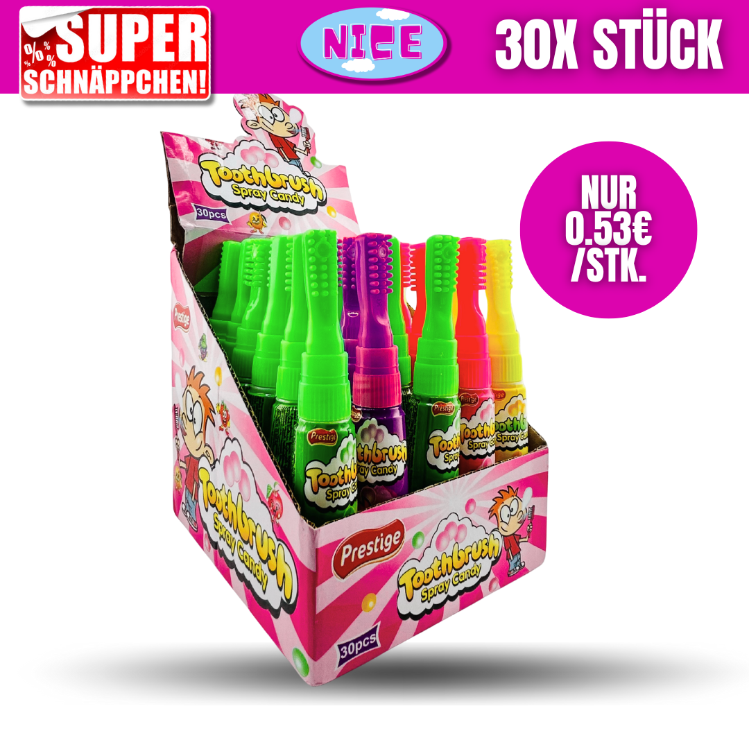 Toothbrush Spray Candy 30er Tray